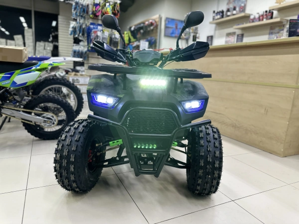 Квадроцикл MOTAX Grizlik Super Lux 125cc (2024) Зеленый камуфляж