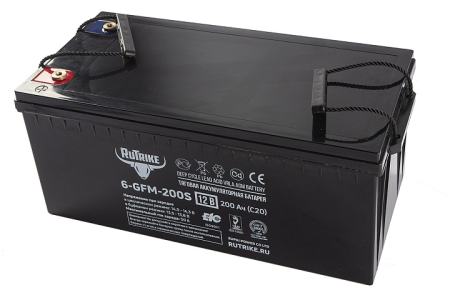 Тяговый аккумулятор RuTrike 6-GFM-200 (12V200A/H C20)
