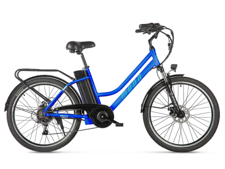 Электровелосипед Gelbert Moon синий