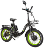 Электровелосипед Syccyba H2 (F11) DUAL 20AH зеленый
