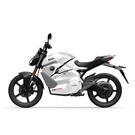 Электромотоцикл WHITE SIBERIA SUPER SOCO STREET HUNTER PRO белый