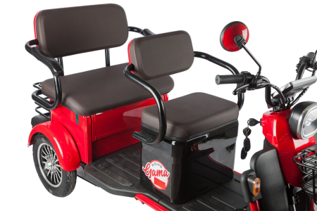 Электротрицикл Rutrike Gelbert Kappa 48V/60V 650Вт красный