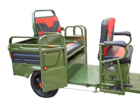 Грузовой электротрицикл Rutrike Вояж-П 1200 Трансформер 60V800W зеленый