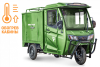 Грузовой электротрицикл Rutrike КАРГО Кабина Дуал обогрев 1500 60V1000W зеленый