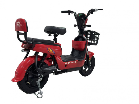 Электромопед GreenCamel Тайфун GT EV2pro (1000W 60V23Ah Li-ion ) быстросъем красный