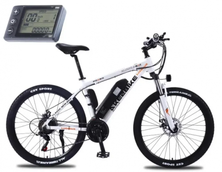 Электровелосипед AKEZ АК3-EM039 36V10Ah (спицы) белый