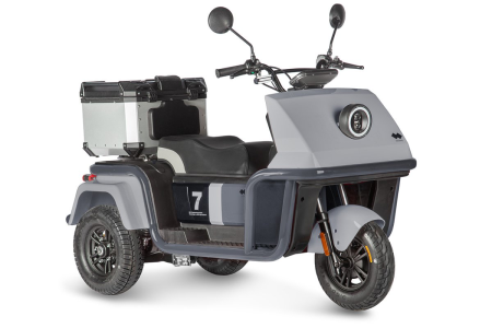 Электротрицикл Wanshida DOUHAO 60V 800Вт черно-серый