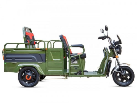 Грузовой электротрицикл Rutrike Вояж-П 1200 Трансформер 60V800W зеленый