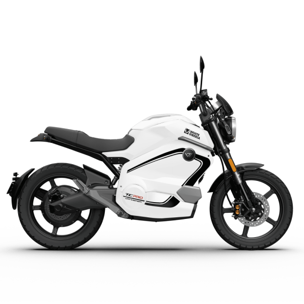 Электромотоцикл WHITE SIBERIA SUPER SOCO WANDERER PRO белый
