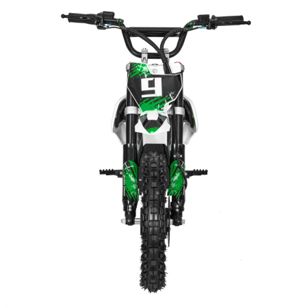 Электромотоцикл GreenCamel Питбайк DB450, 48V 1200W R12/R10 зеленый