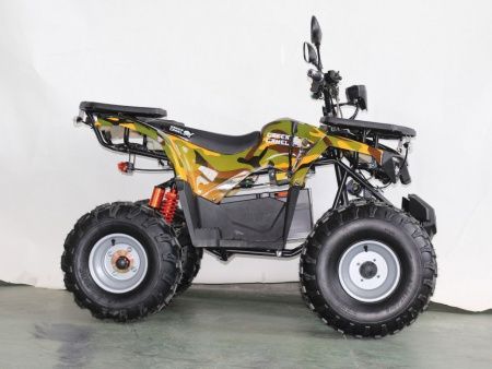 Квадроцикл GreenCamel Атакама T420 (60V 1500W 20Ah R8 Дифференциал) пониженная Армейский-желтый