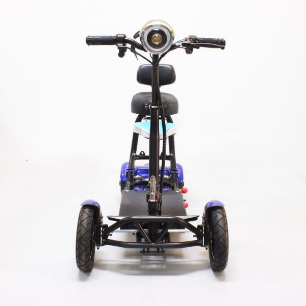 Трицикл GreenCamel Кольт 515 (36V 15,6Ah 2x250W) задние мотор-колеса Синий
