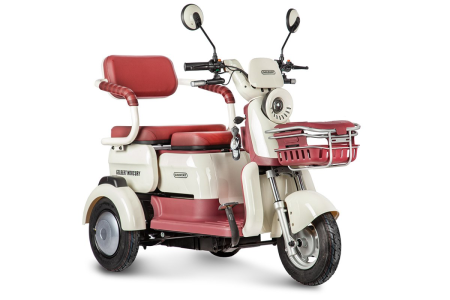 Электротрицикл Rutrike Gelbert Mercury 48V/60V 650Вт бело-красный