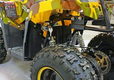 Квадроцикл GreenCamel Gobi K40 (12Ah 36V 800W R6 Цепной привод) быстросъем, армейский желтый