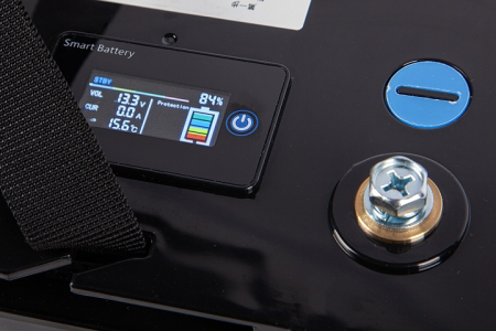 Литиевый тяговый аккумулятор Gelbert LiFePO4 (12V/80Ah/80А/600Wh) BT/Display