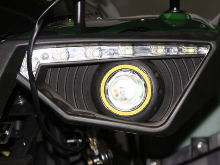 Квадроцикл GreenCamel Атакама T420 (60V 1500W 20Ah R8 Дифференциал) пониженная Армейский-желтый
