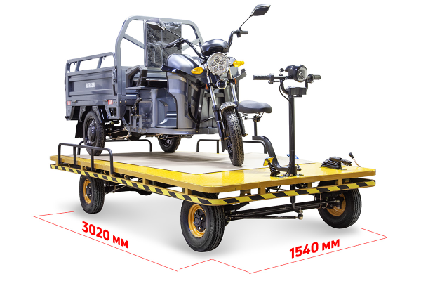 Платформенная электротележка RuTrike СКЛАД 3000 NEW