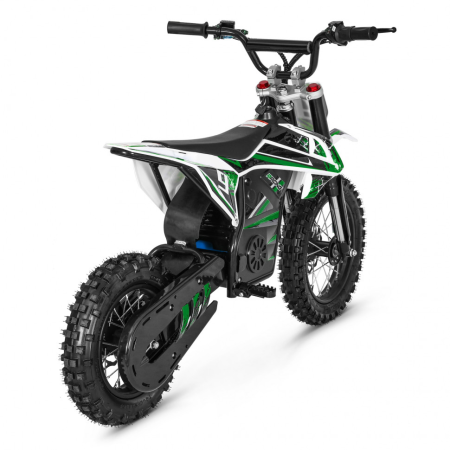 Электромотоцикл GreenCamel Питбайк DB450, 48V 1200W R12/R10 зеленый
