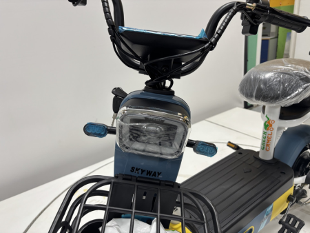 Электромопед GreenCamel Тайфун Sky Way (500W 48V12Ah ) быстросъем синий