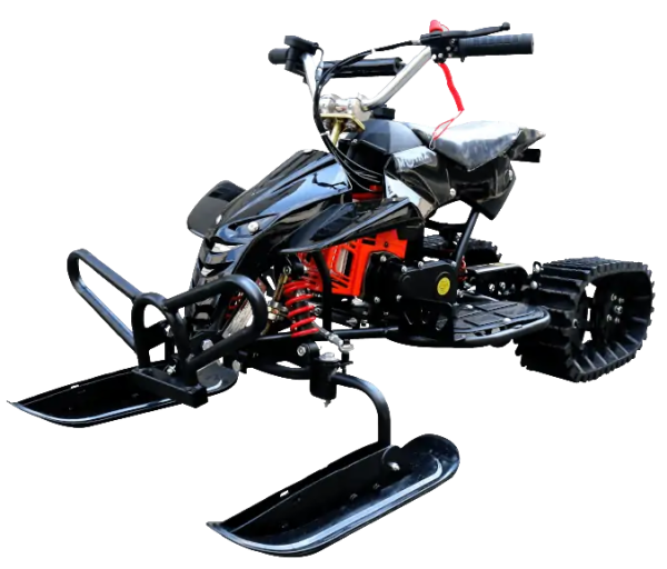 Детский снегоход H4 Snow (Снегоцикл) черный