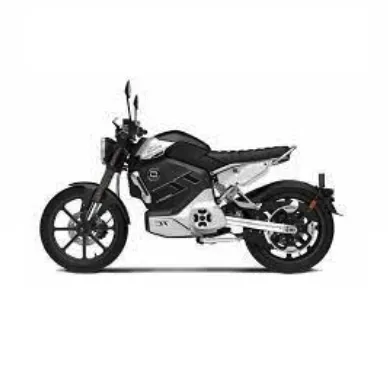 Электромотоцикл Super Soco TC Max (Литые диски) серебристо-черный
